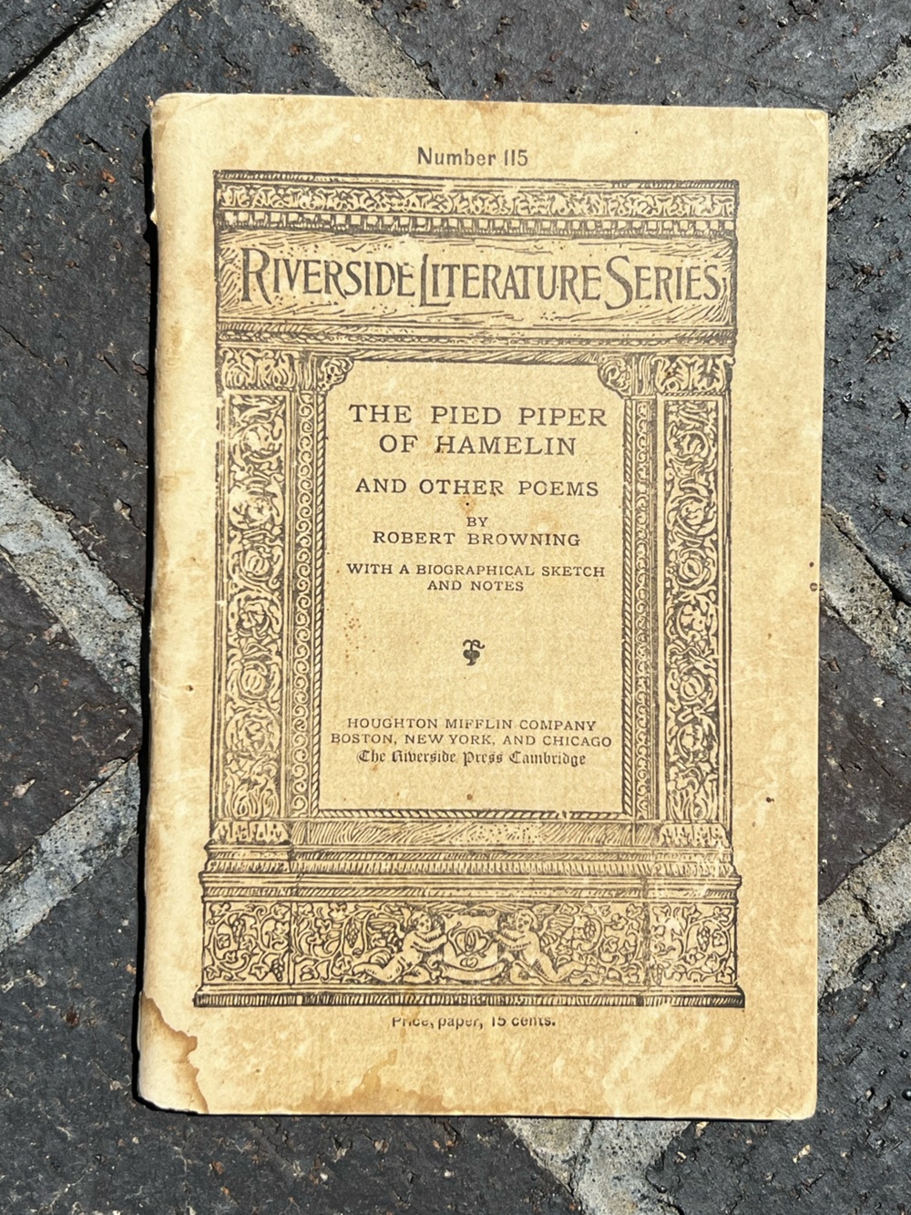 Vintage 1897 Book The Pied Piper of Hamelin and Other Poems by Robert Browning